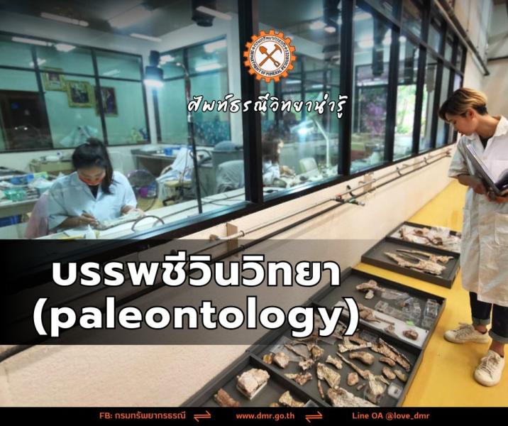 ศัพท์ธรณีวิทยาน่ารู้ : บรรพชีวินวิทยา (paleontology)